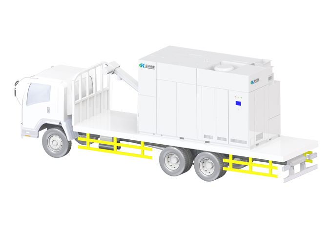VEHICLE-MOUNTED MOBILE SLUDGE LOW-TEMPERATURE DRYING EQUIPMENT